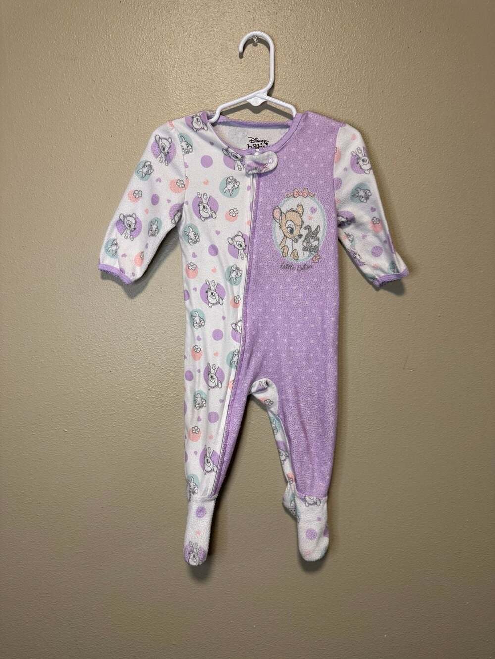 Disney Baby Bambi and Thumper Sleep 'N Play Footed Pajama 12M